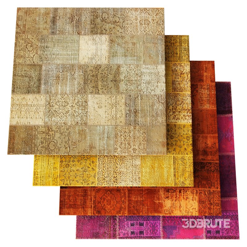 Turkish Patchwork Rugs Image 1