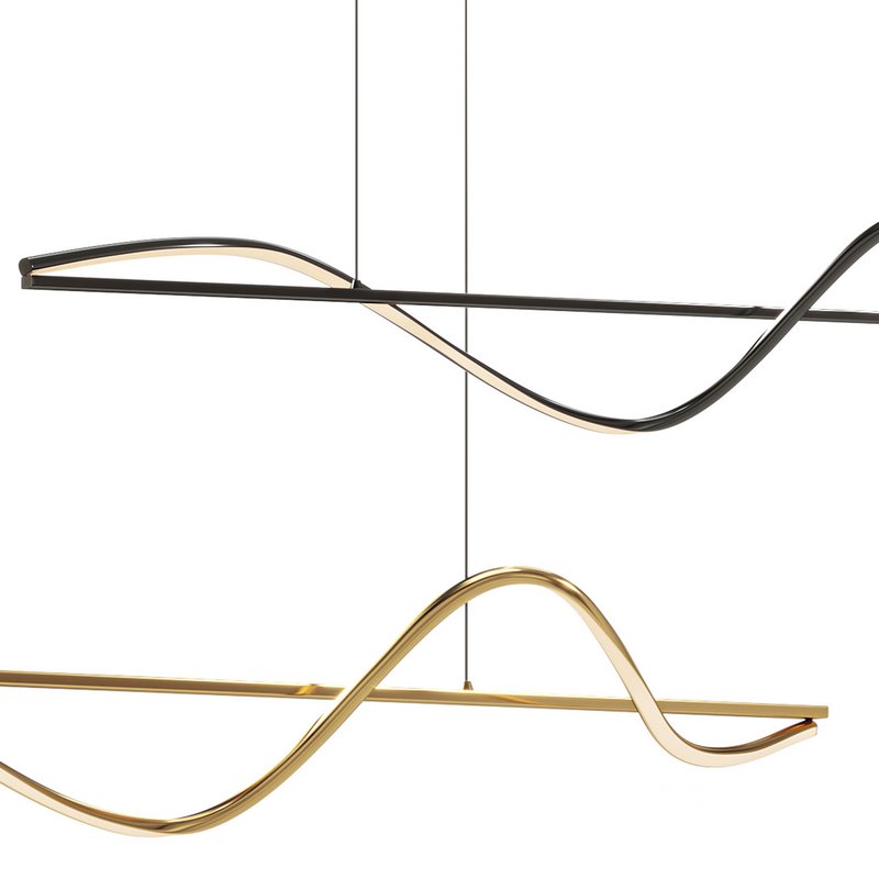 Louise Wave Pendant Light Image 1