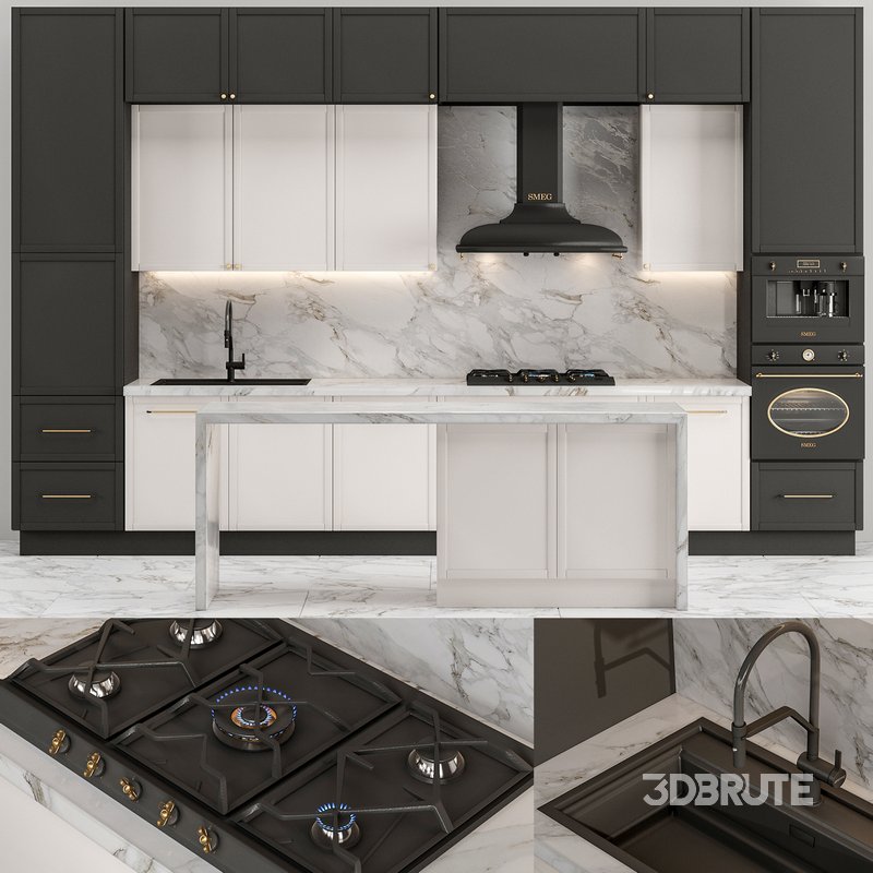 Kitchen smeg black Image 1