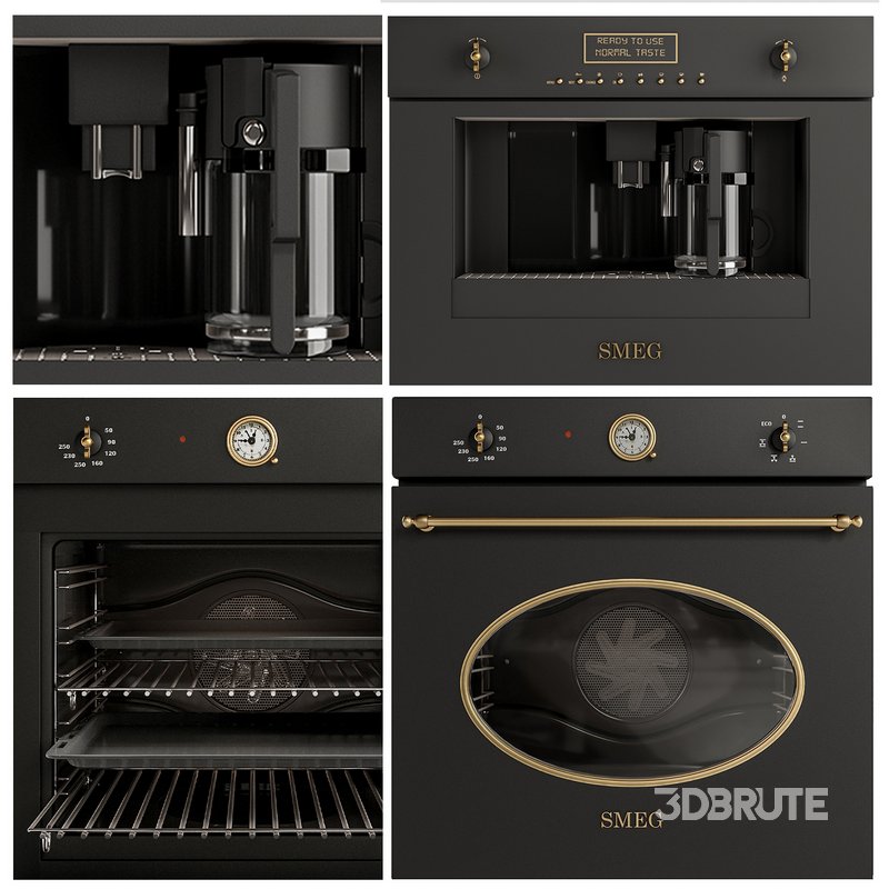 smeg black appliance Image 5