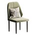 Bordered Sturdy Faux Leather Upholstered - Thumbnail 8