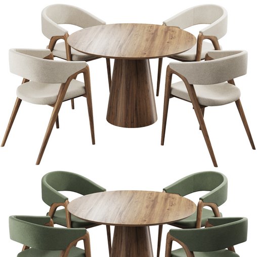 Dinning chair and table217