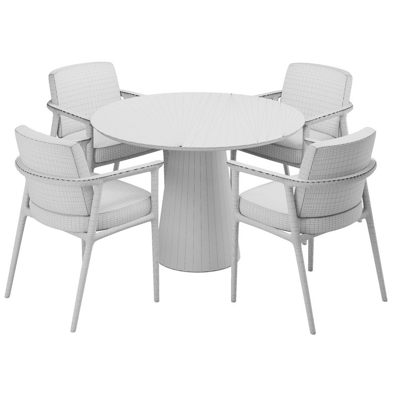 Dinning chair and table187 Image 6