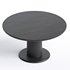Mila Contemporery Round Wooden dining table Refined Black - Thumbnail 4