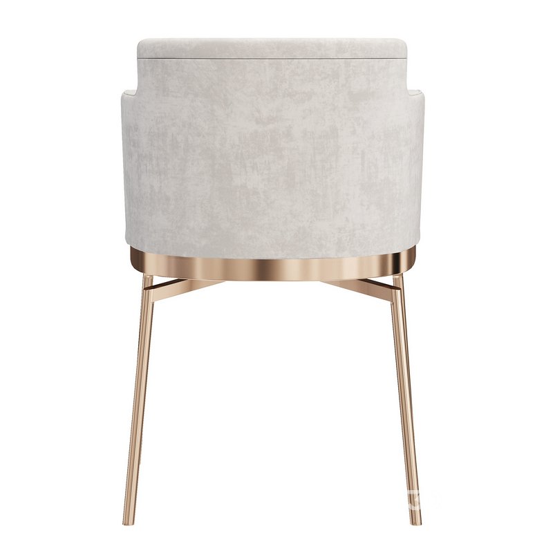 EVORA METAL LEGS UPHOLSTERED CHAIRS Image 7