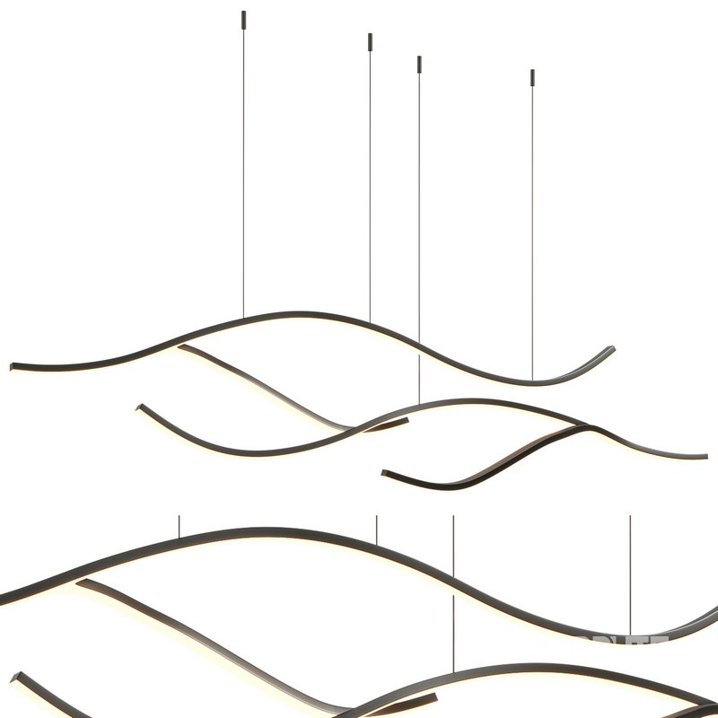 Louise Modern Wave Pendant Light Image 6