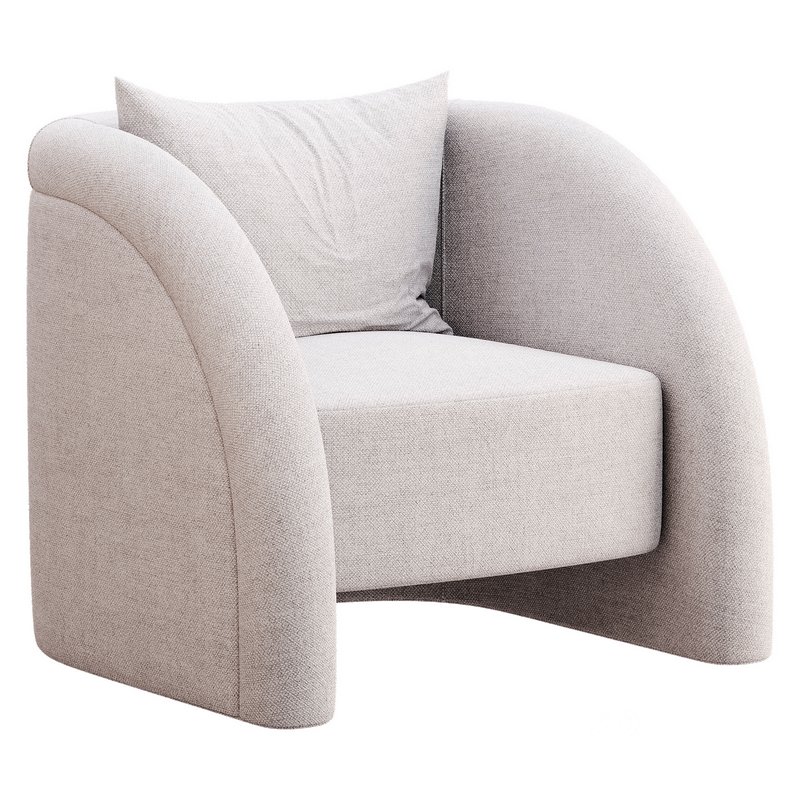 Modern Pearl Armchair Image 3