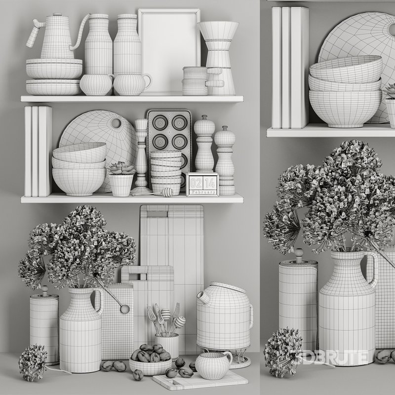 Kitchen decor set 02 Image 4