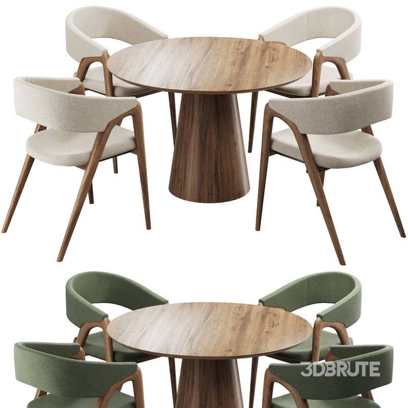 Dinning chair and table217 Image 1