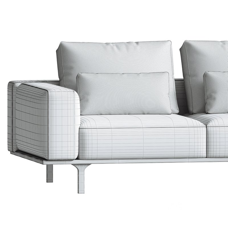 Bross Italian Sectional Sofa by Franco Ferri Image 5