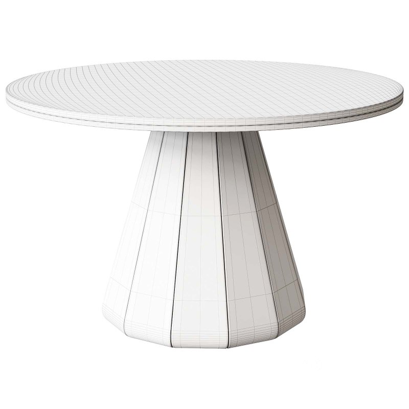 Nordic style modern simple round dining table sets Image 4