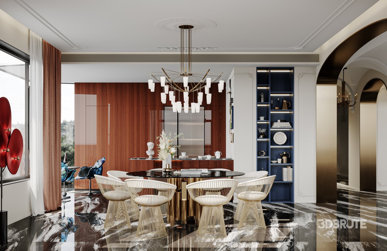 Living Room Dining Room Kitchen Hallway Image 21