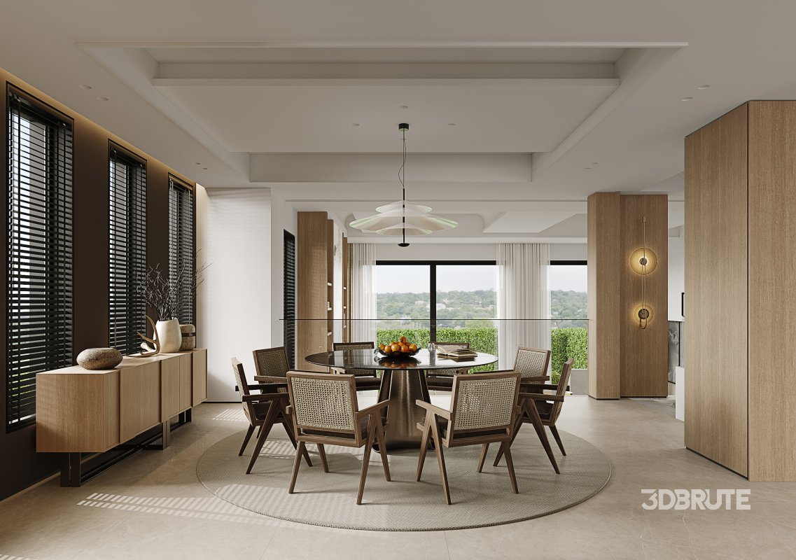 Living Room Dining Room Kitchen Image 2