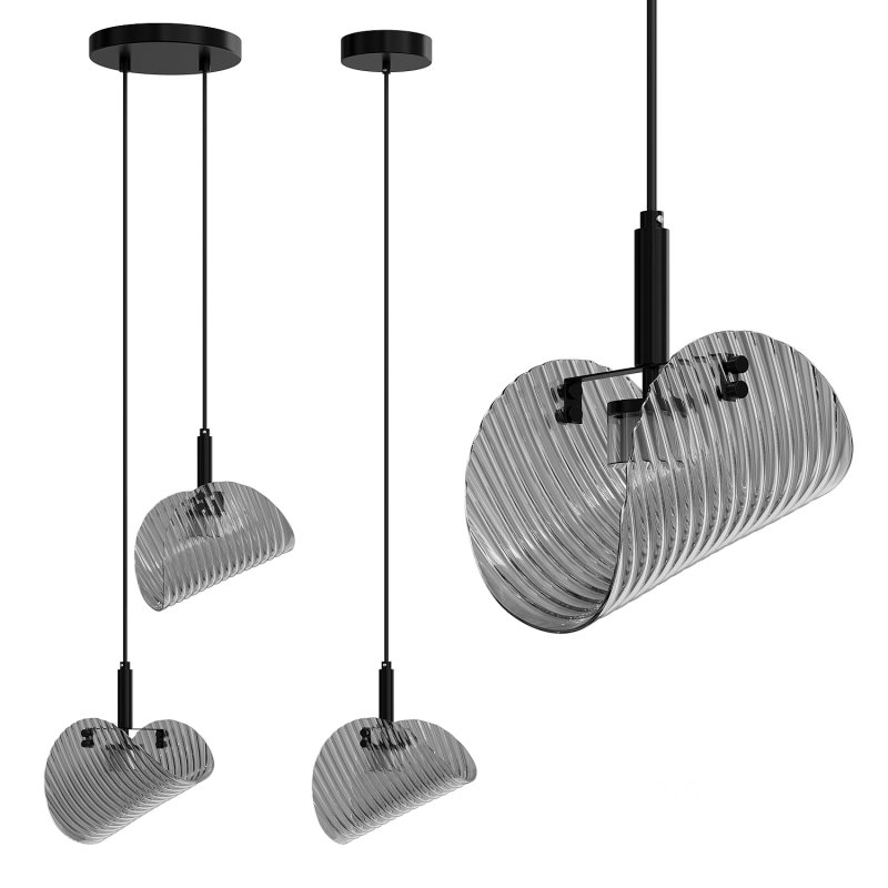 Curved Striped Glass Led Image 3