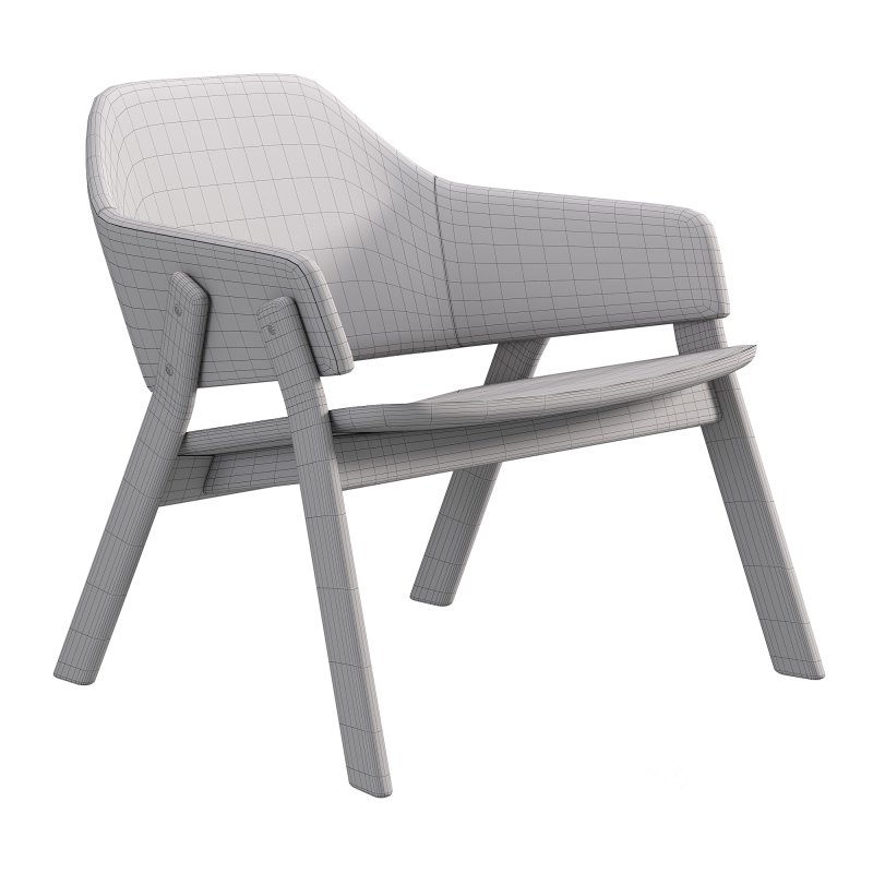 Clutch Leather Lounge Chair Image 5