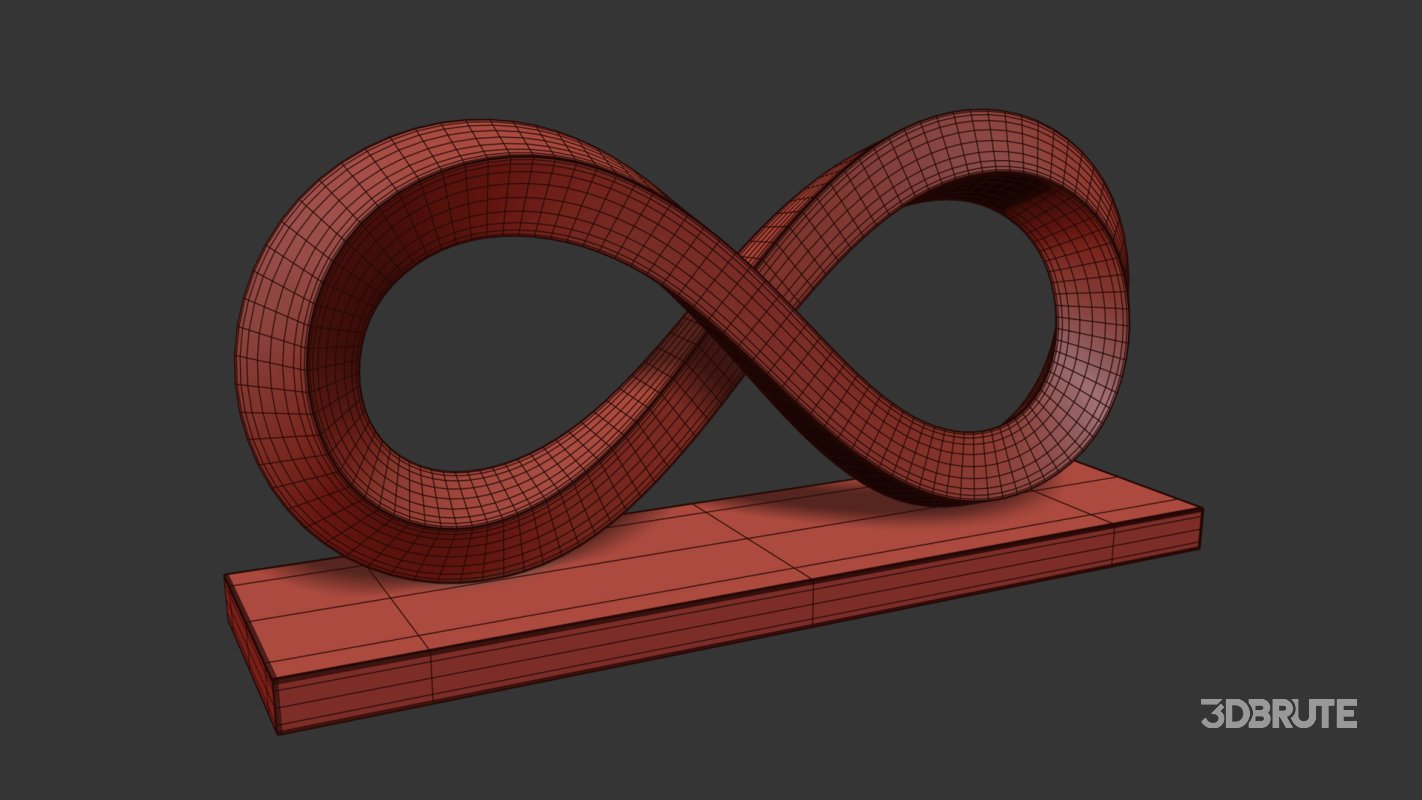 Abstract sculpture Infinity Mobius Image 9