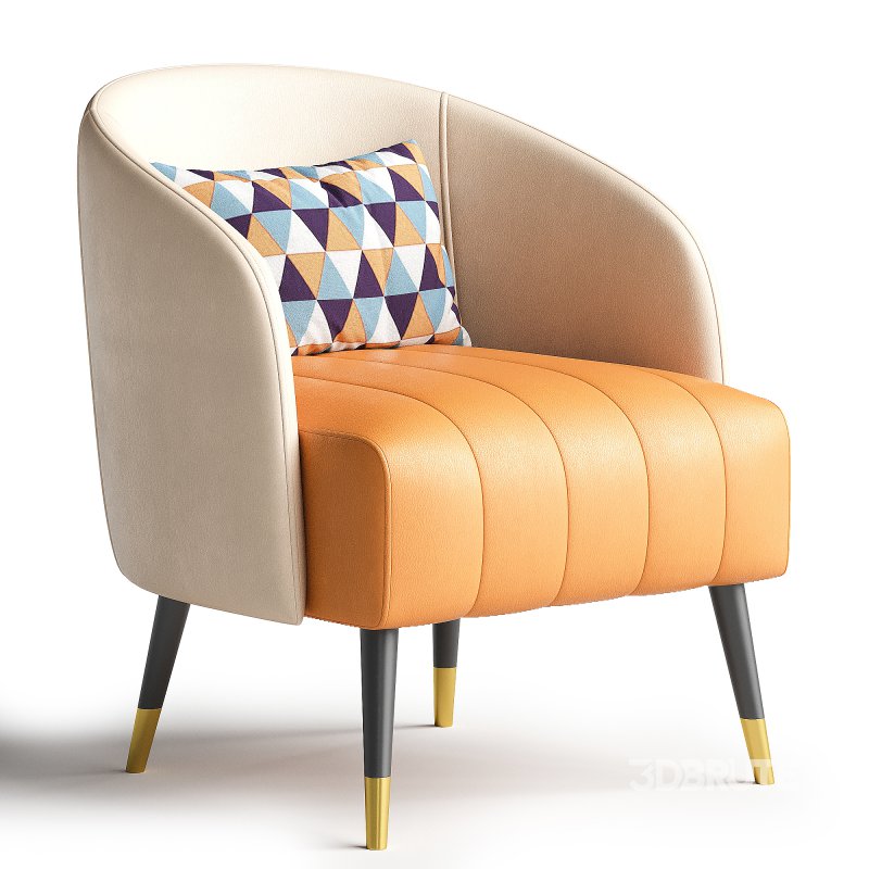 Microfiber Leather Slipper Chair Image 4