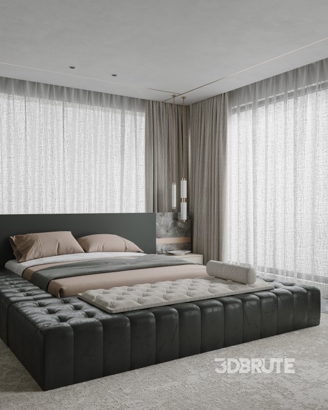 Bedroom interior scenes Image 9