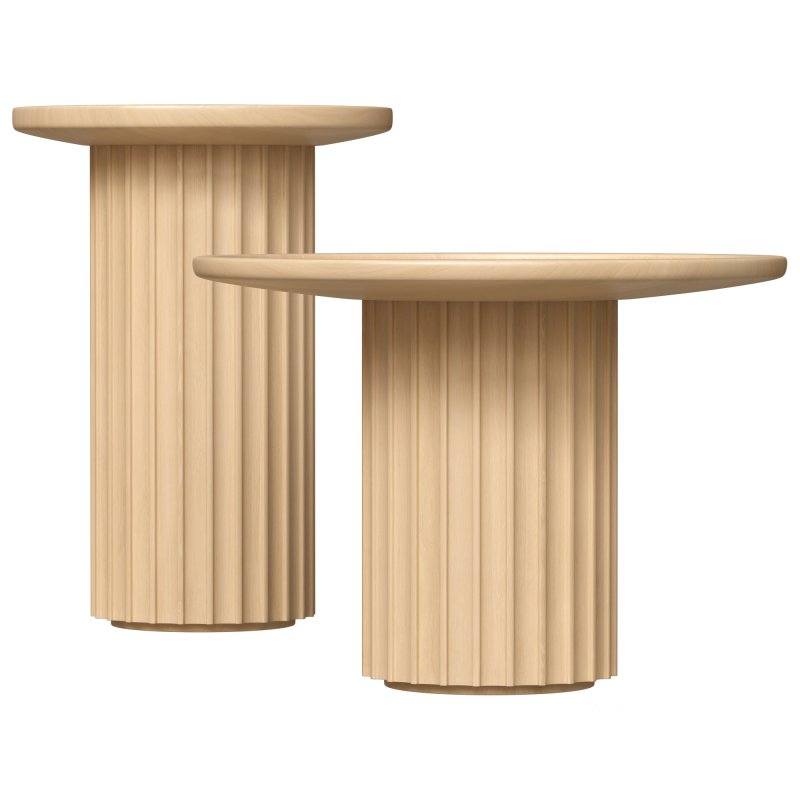 Round Ash Coffee Table Image 5