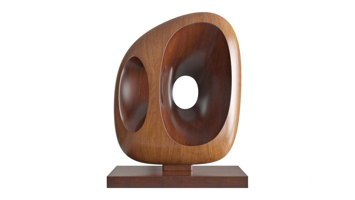 Abstract sculpture by Barbara Hepworth Image 1
