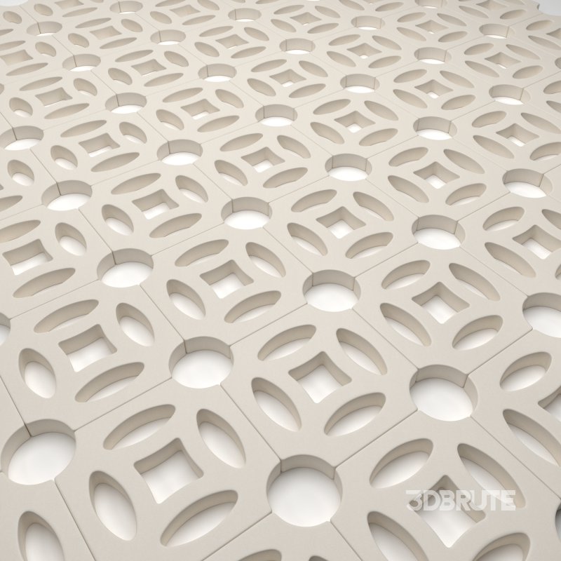 Breeze Block Wall Concrete Image 8