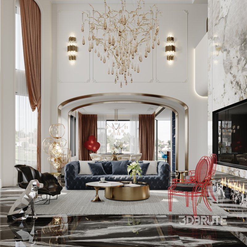 Living Room Dining Room Kitchen Hallway Image 9