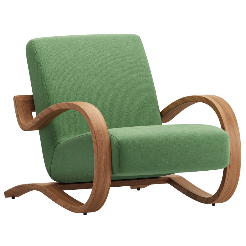 Herbin Leather Lounge Chair Image 4