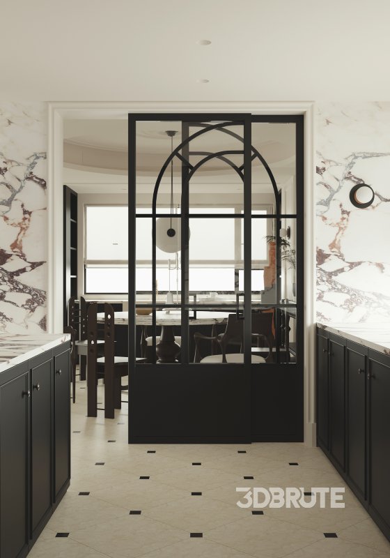 Living Room Dining Room Kitchen Image 12