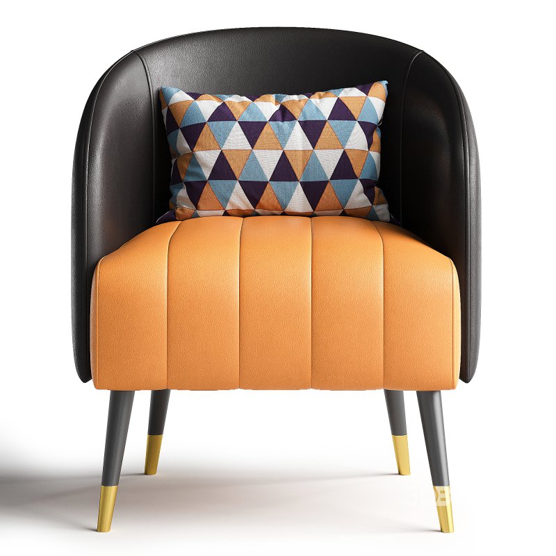 Microfiber Leather Slipper Chair Image 3