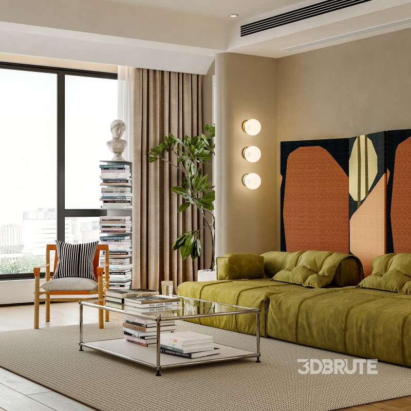 Living Room Dining Room Office Image 4