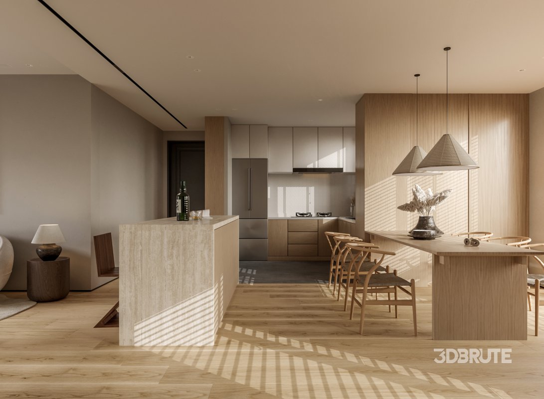 Living Room Dining Room Kitchen Office Image 3