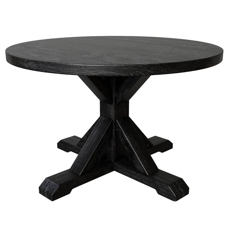 Balmain Round Dining Table Black Image 5