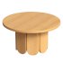 Round wood veneer dining table - Thumbnail 2