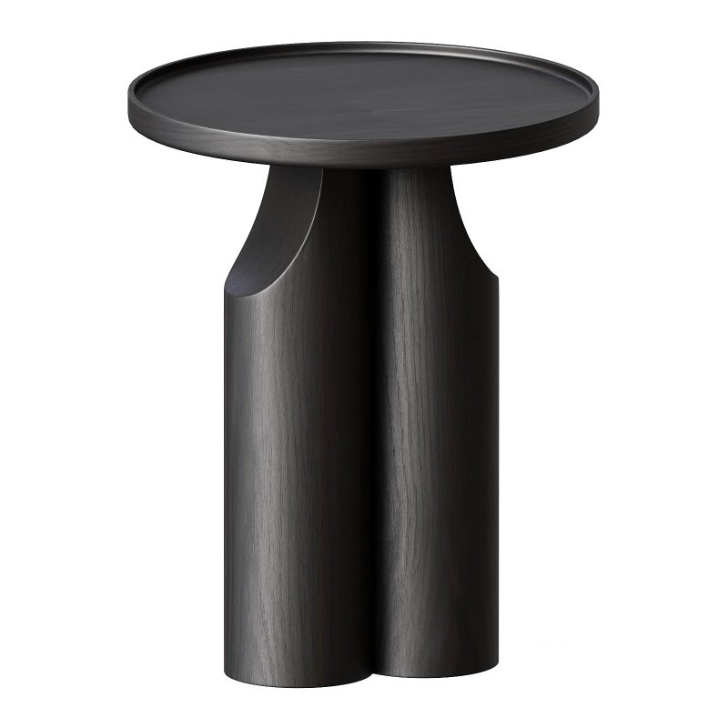 Solid walnut end table Image 3