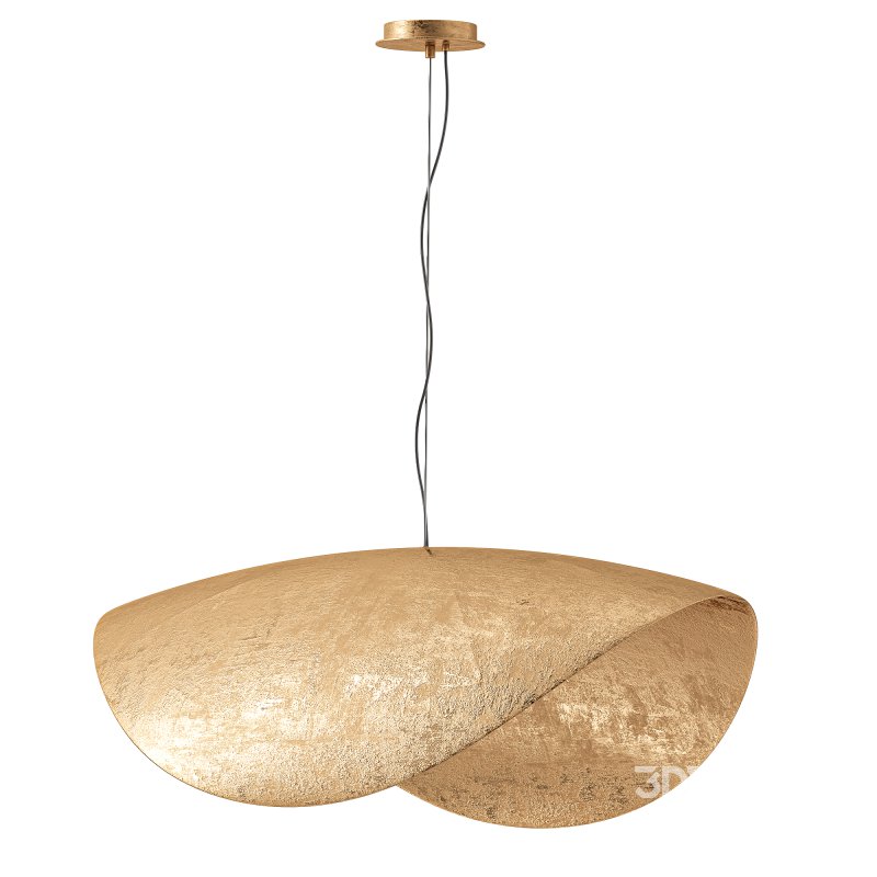 Gervasoni Brass Pendant 3 shapes Image 2