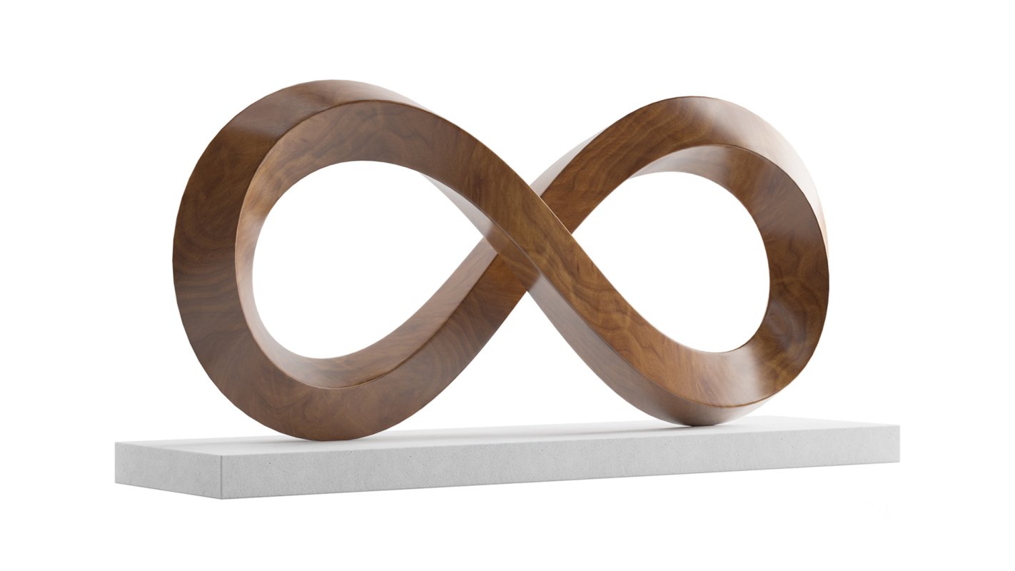 Abstract sculpture Infinity Mobius Image 3