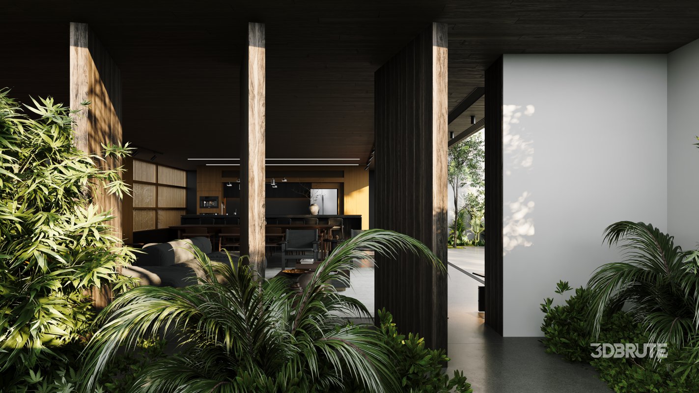 Living Room Dining Room Kitchen Image 9