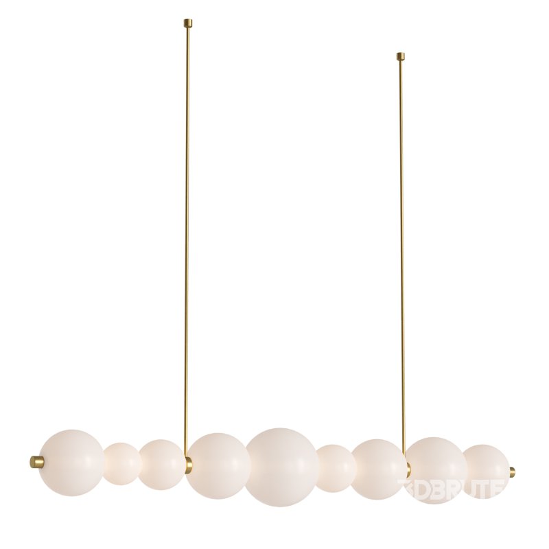 Céleste Satin H Chandelier by HOLLY HUNT Image 1