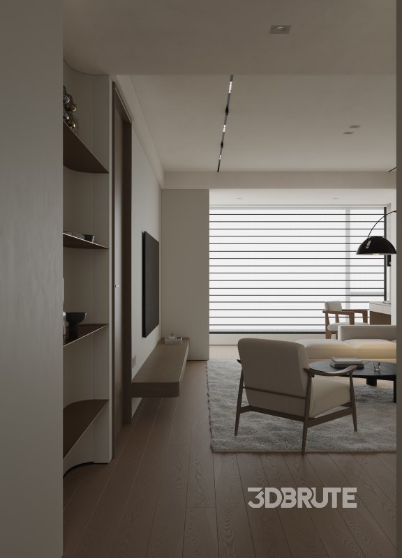 Living Room Dining Room Kitchen Image 16