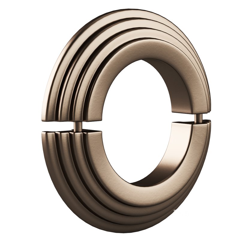 Black Radiator Pipe Flanges Aluminum Escutcheon Ring Plate Image 2