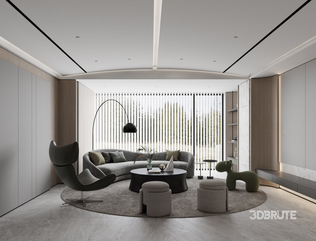 Living Room Dining Room Kitchen Image 13