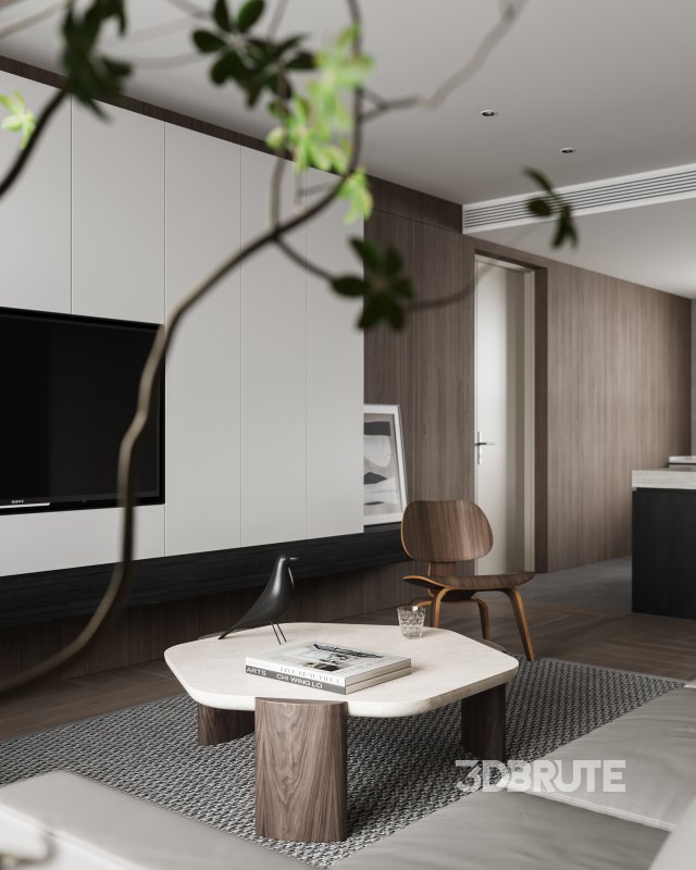 Living Room Dining Room Kitchen Image 6