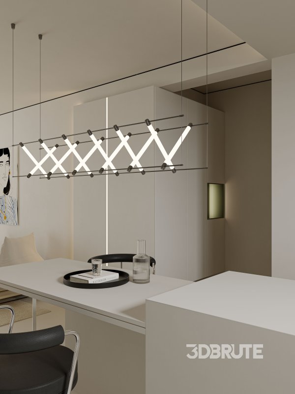 Living Room Dining Room Kitchen Image 7