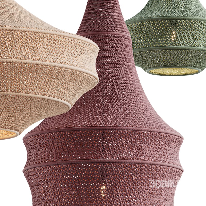 Crochet Pendant Lamp by Hamimi Design Image 7