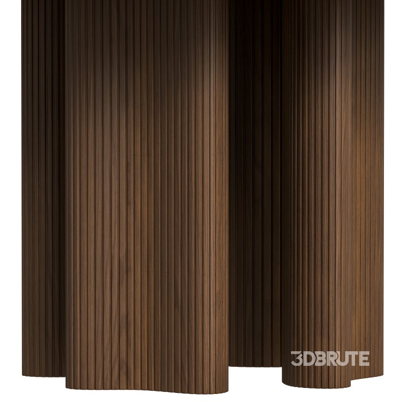 Round mahogany table Image 4