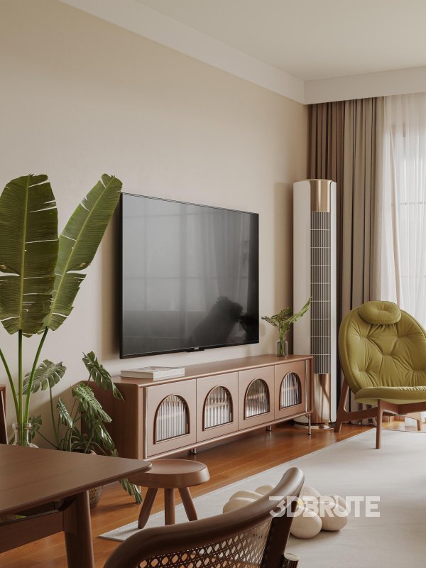 Living Room Dining Room Bedroom Image 6