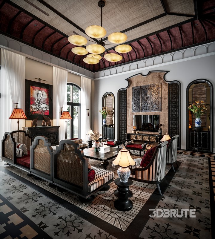 Living Room Dining Room Kitchen Image 16