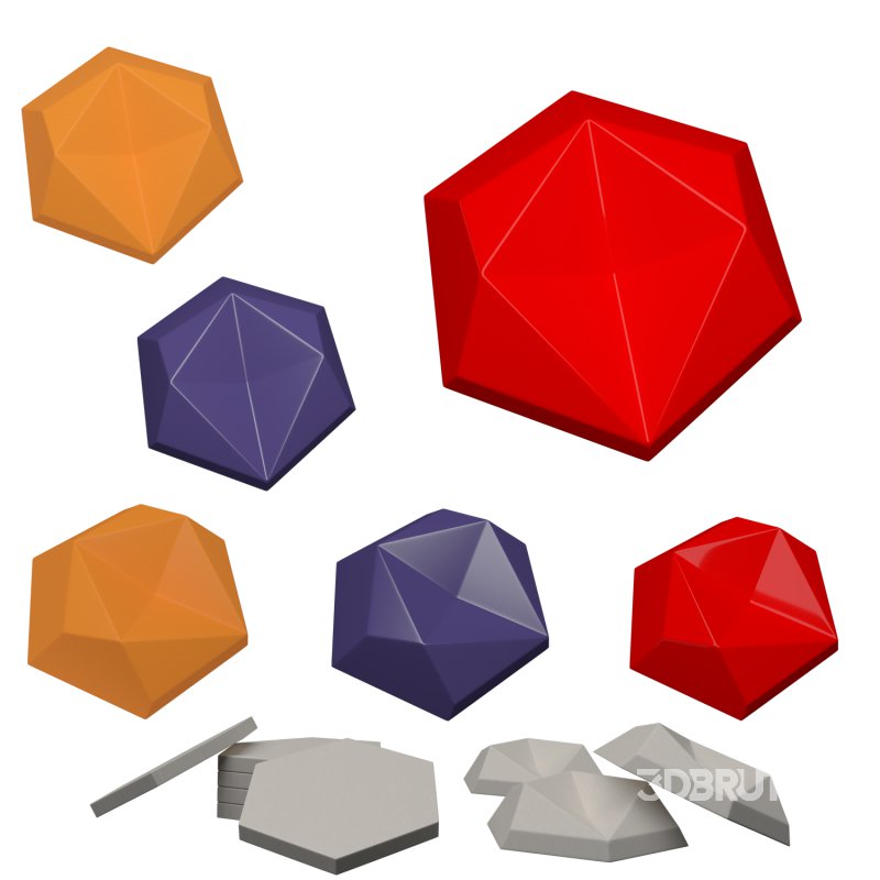 3D Hexagon Image 3