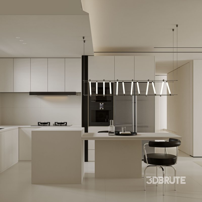 Living Room Dining Room Kitchen Image 8