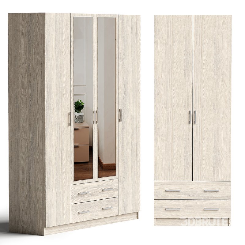 Wardrobe hinged harmony 2x-3x-4x-leaf Image 1